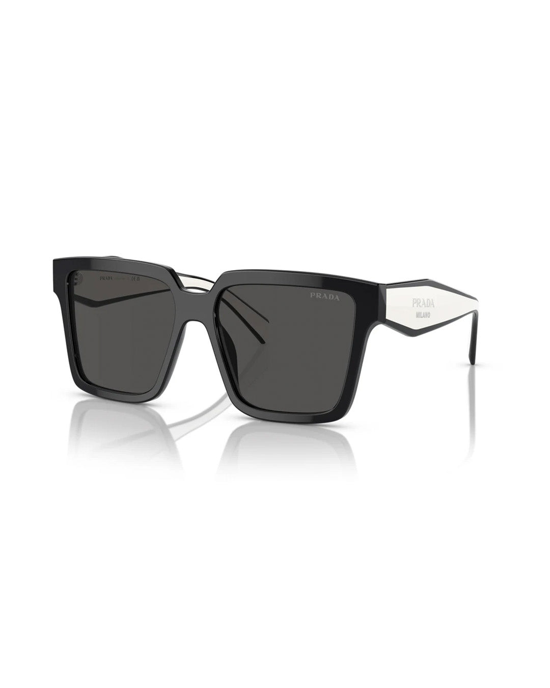 SQUARE-SHAPE 24ZS SUNGLASSES 400-PR 24ZS 1AB5S0 56 PRADA 