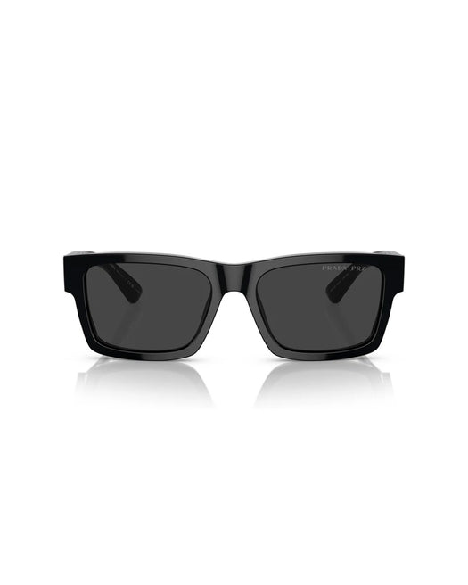 SQUARE-SHAPE 25ZS SUNGLASSES 400-PR 25ZS 1AB08G 56 PRADA 