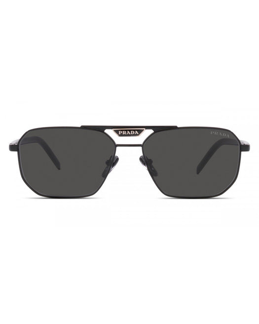 RECTANGLE-SHAPE 58YS SUNGLASSES<BR/> 400-PR 58YS 1AB5S0 57  PRADA 