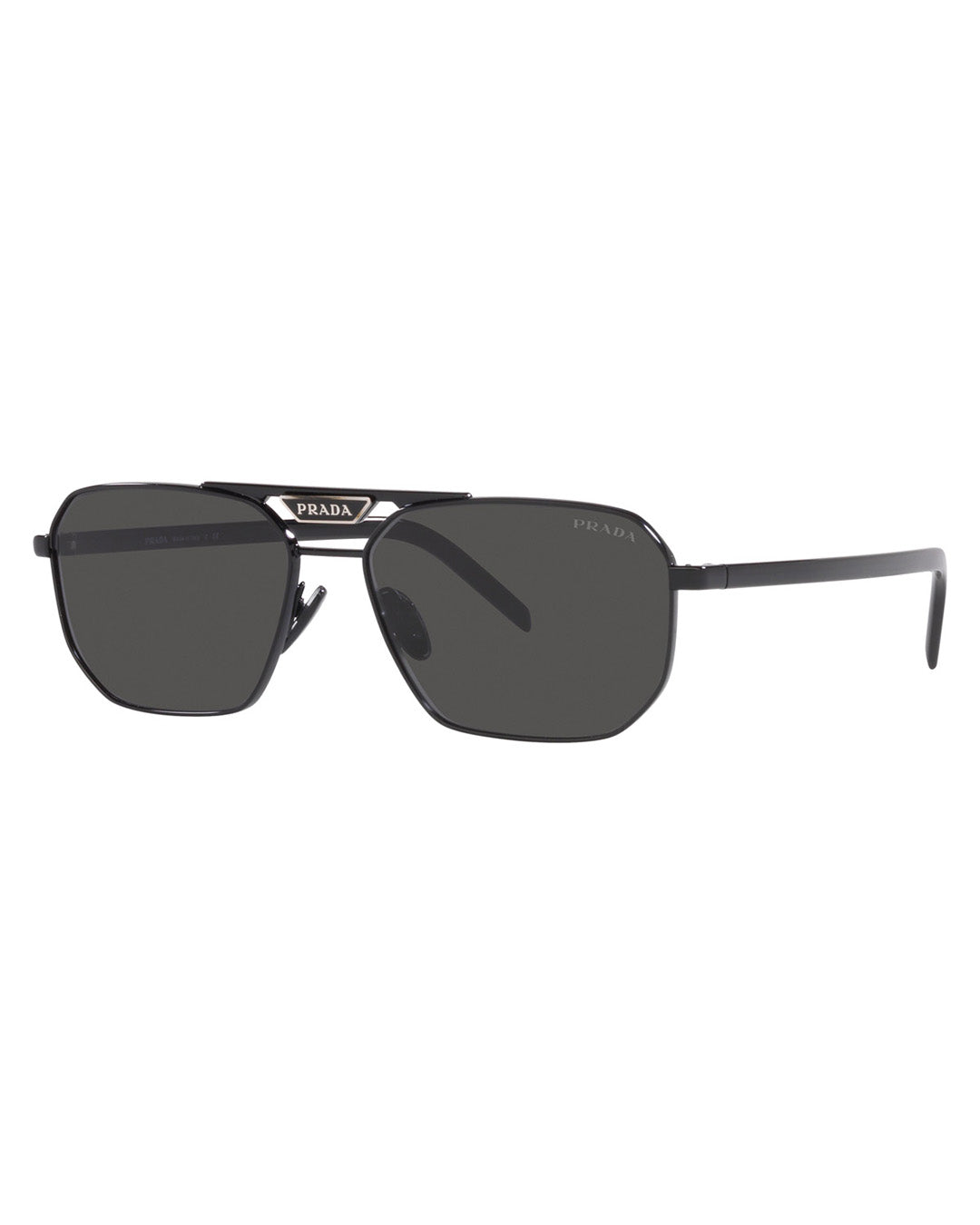 RECTANGLE-SHAPE 58YS SUNGLASSES<BR/> 400-PR 58YS 1AB5S0 57  PRADA 