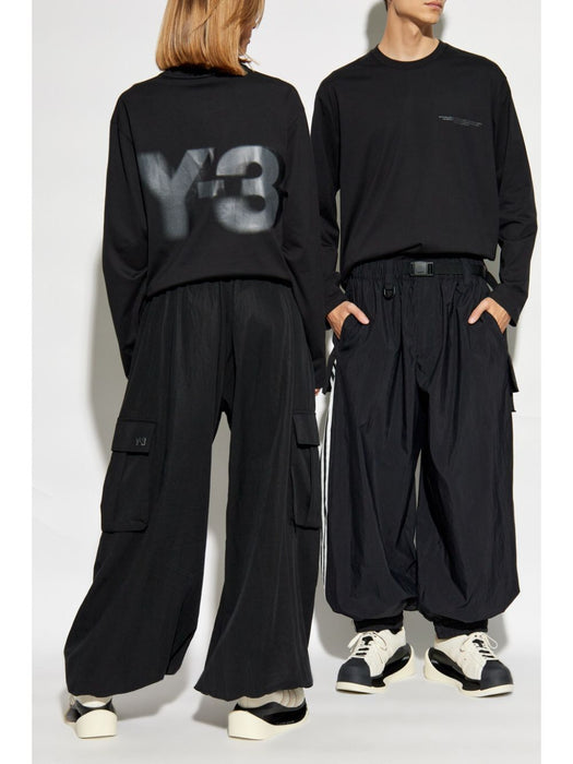 x Adidas logo-print T-shirt JE9280  ADIDAS Y-3 
