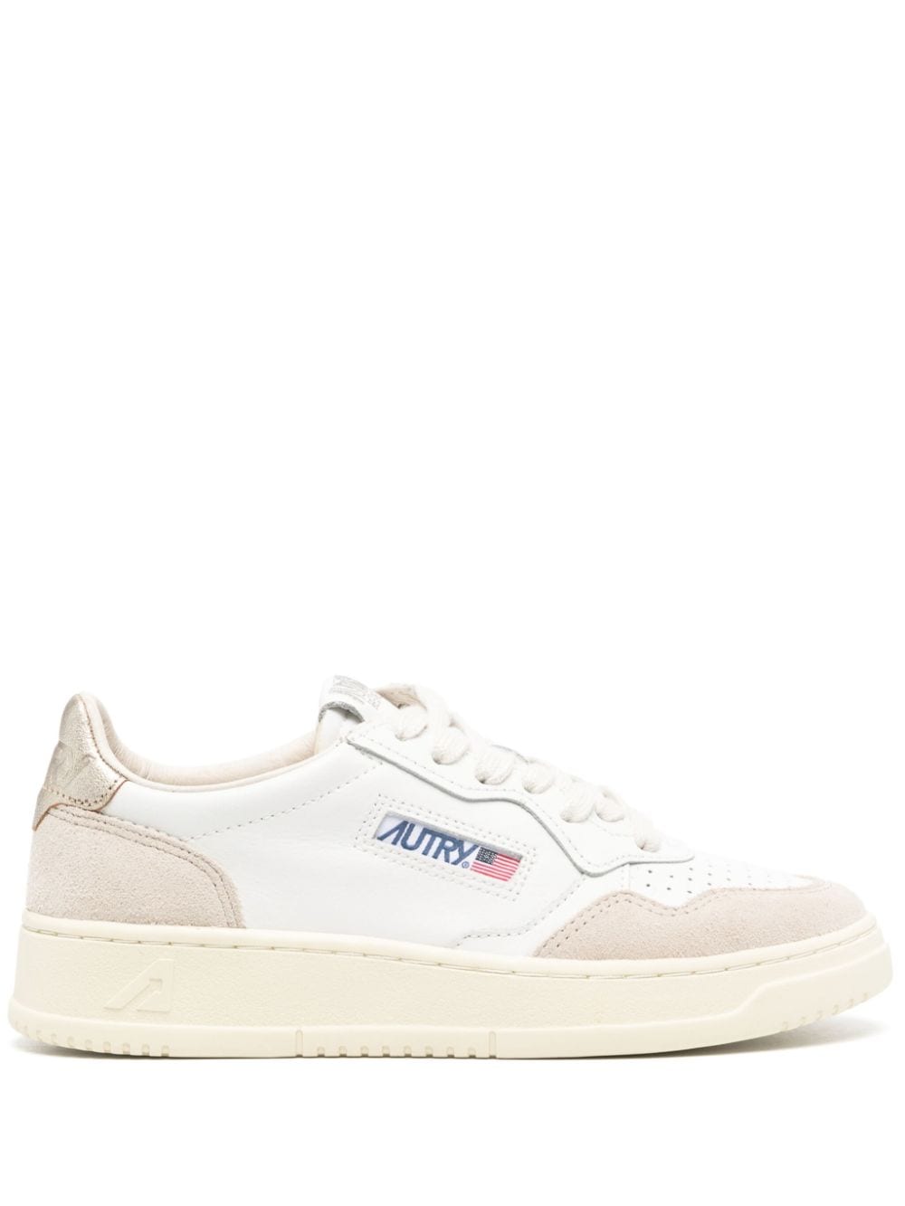 Medalist leather sneakers AULWLS75 WHITE GOLD AUTRY 