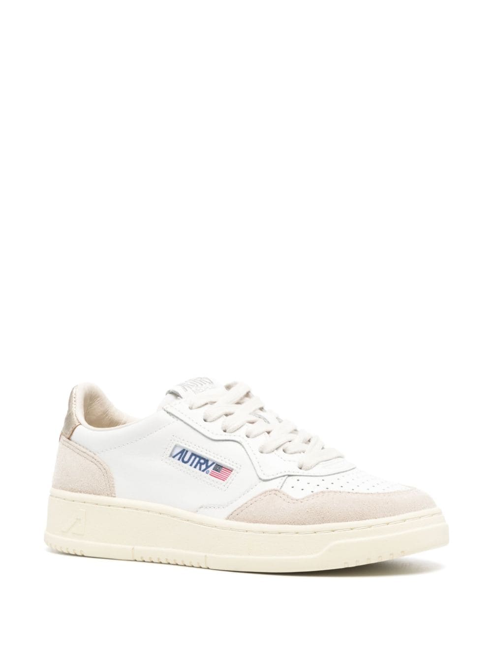 Medalist leather sneakers AULWLS75 WHITE GOLD AUTRY 