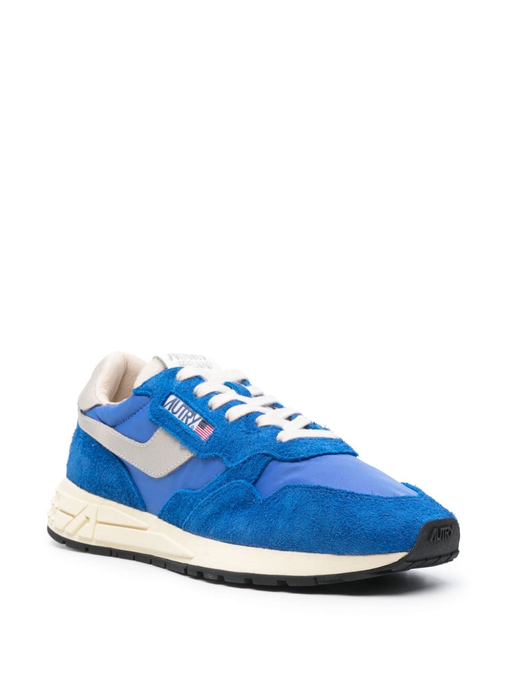 Reelwind panelled-design sneakers WWLMNC02 WHITE BLUE AUTRY 