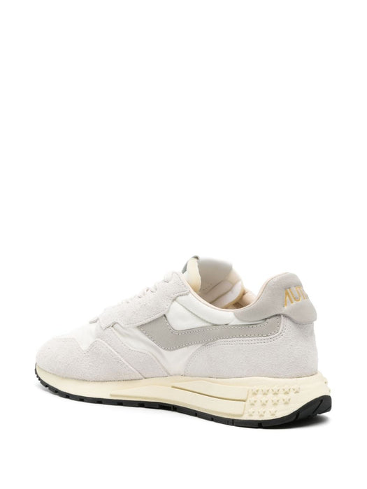Reelwind panelled sneakers WWLMNC04 WHITE NATURAL AUTRY 