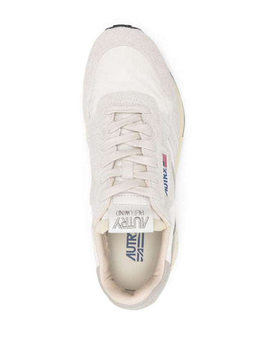 Reelwind panelled sneakers WWLMNC04 WHITE NATURAL AUTRY 