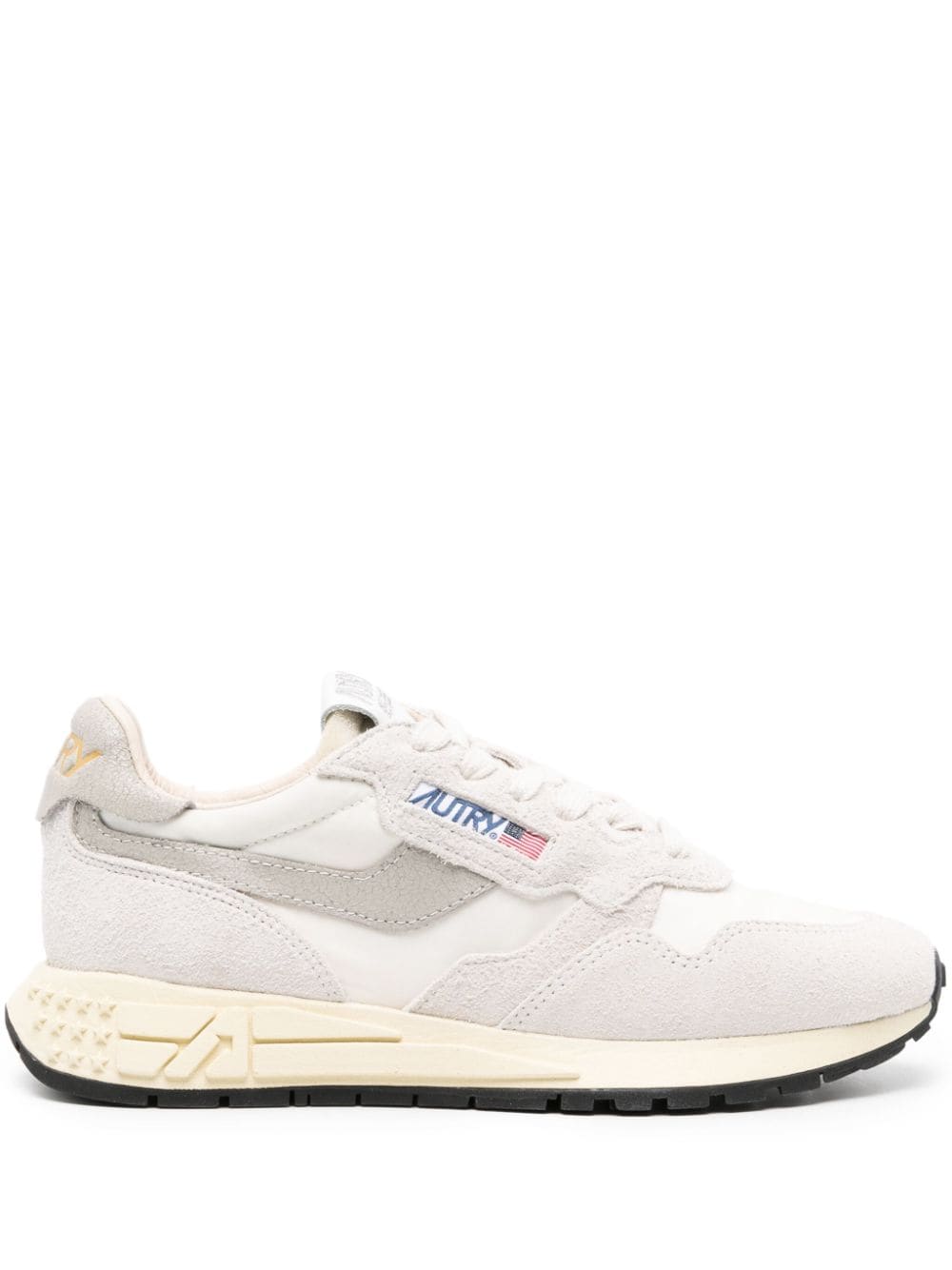 Reelwind panelled suede sneakers WWLWNC04 WHITE NATURAL AUTRY 