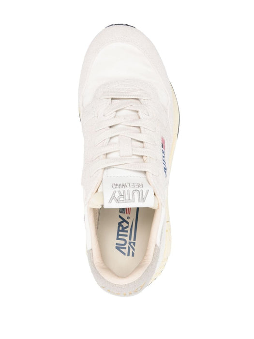 Reelwind panelled suede sneakers WWLWNC04 WHITE NATURAL AUTRY 