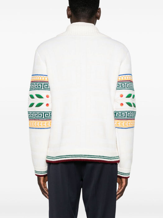 lauriel olympique jumper MF24-KW-773-01 BOUCLE LES ANNEAUX CASABLANCA 