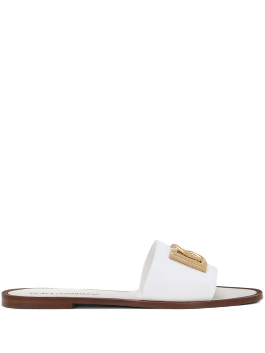 DG-logo leather sandals CQ0619 AW57680002 DOLCE & GABBANA 