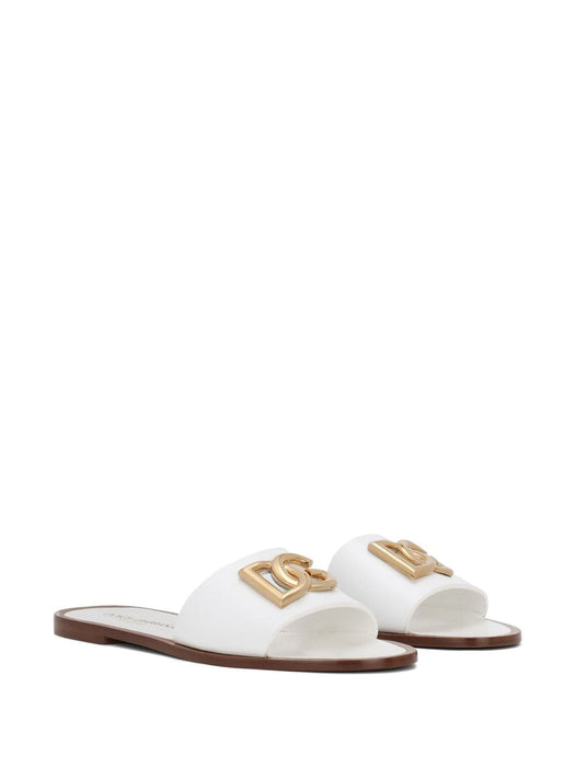 DG-logo leather sandals CQ0619 AW57680002 DOLCE & GABBANA 