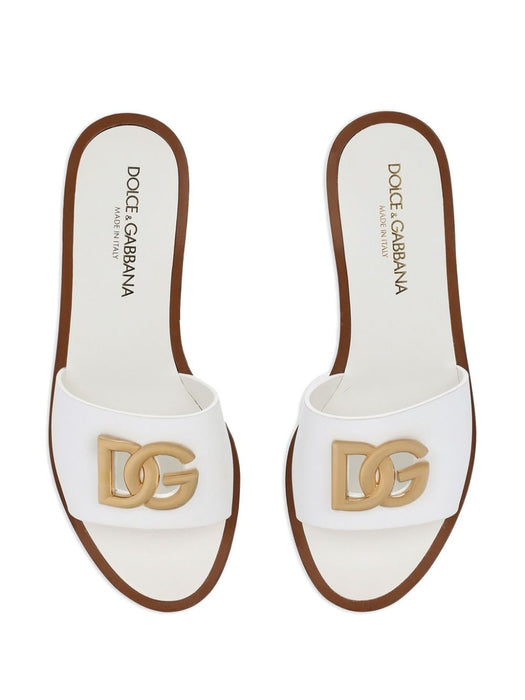 DG-logo leather sandals CQ0619 AW57680002 DOLCE & GABBANA 