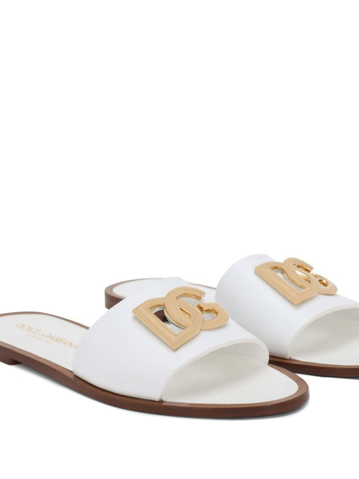 DG-logo leather sandals CQ0619 AW57680002 DOLCE & GABBANA 