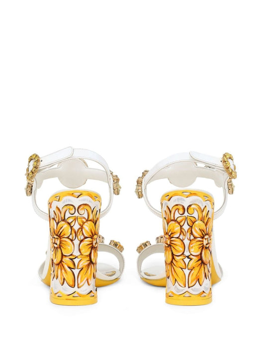 105mm Keira leather sandals CR1354 AT8488V135 DOLCE & GABBANA 