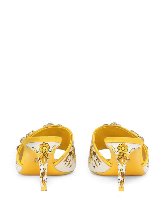 Keira 60mm cotton-blend mules CR1744 AB826HG3OB DOLCE & GABBANA 