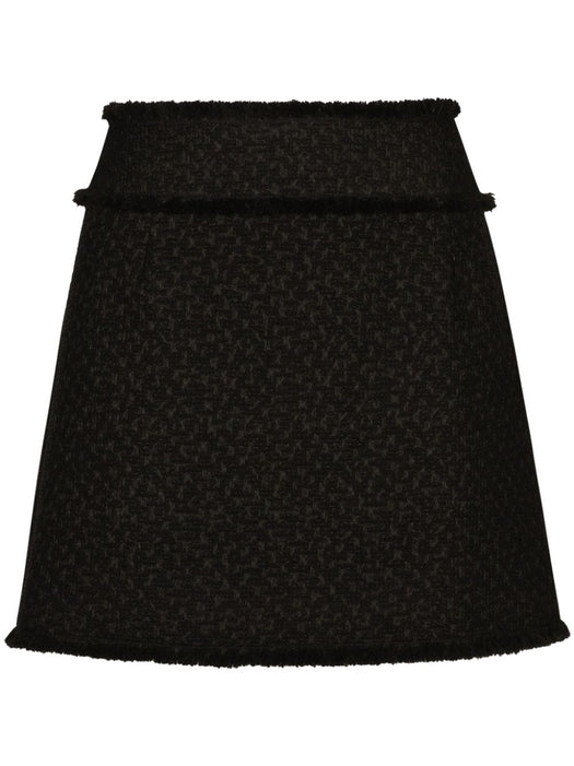 bouclé mini skirt F4CR5T GDCLWN0000 DOLCE & GABBANA 
