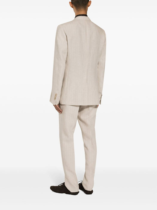 pinstriped linen blazer G2NZ2T FR4BPS8051 DOLCE & GABBANA 