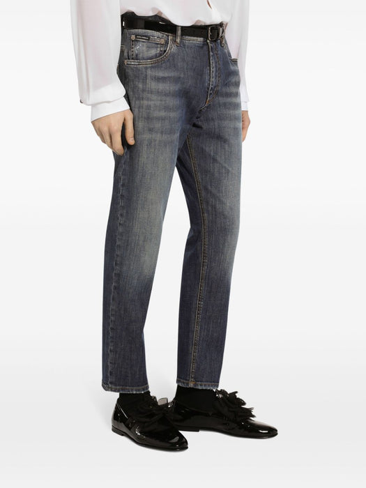 washed tapered jeans GYJDAZ G8JT2S9001 DOLCE & GABBANA 