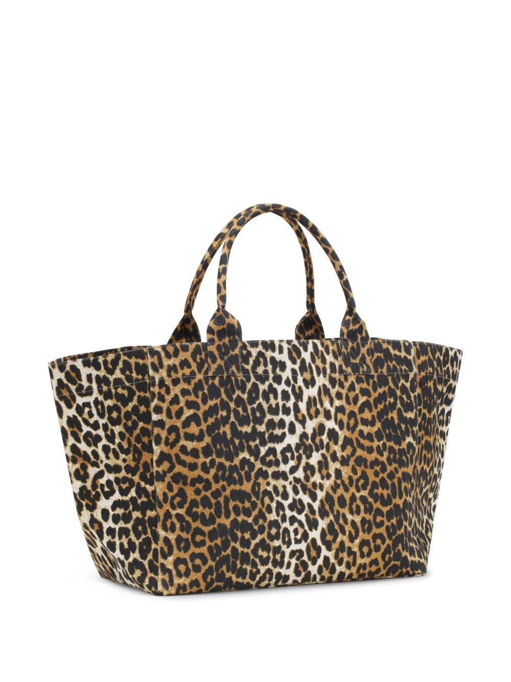 oversized canvas tote bag A5822 943 GANNI 