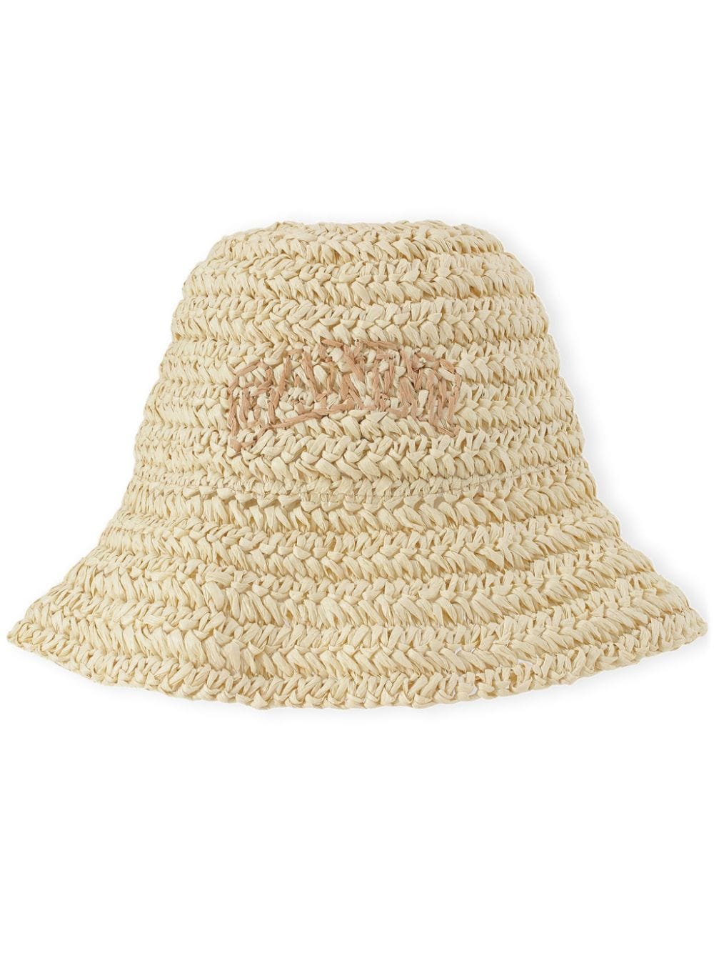 logo-embroidered bucket hat A5823 859 GANNI 