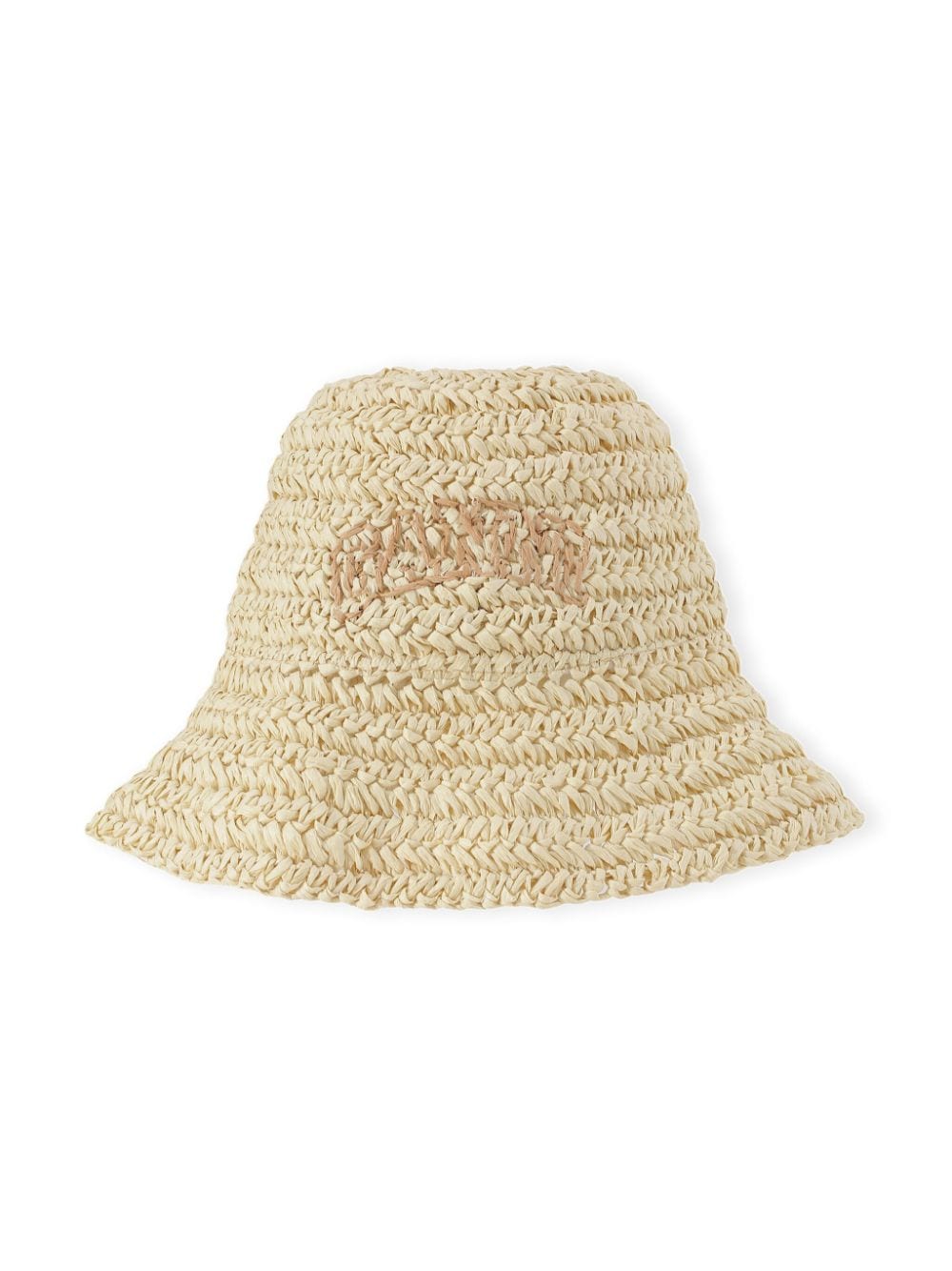 logo-embroidered bucket hat A5823 859 GANNI 