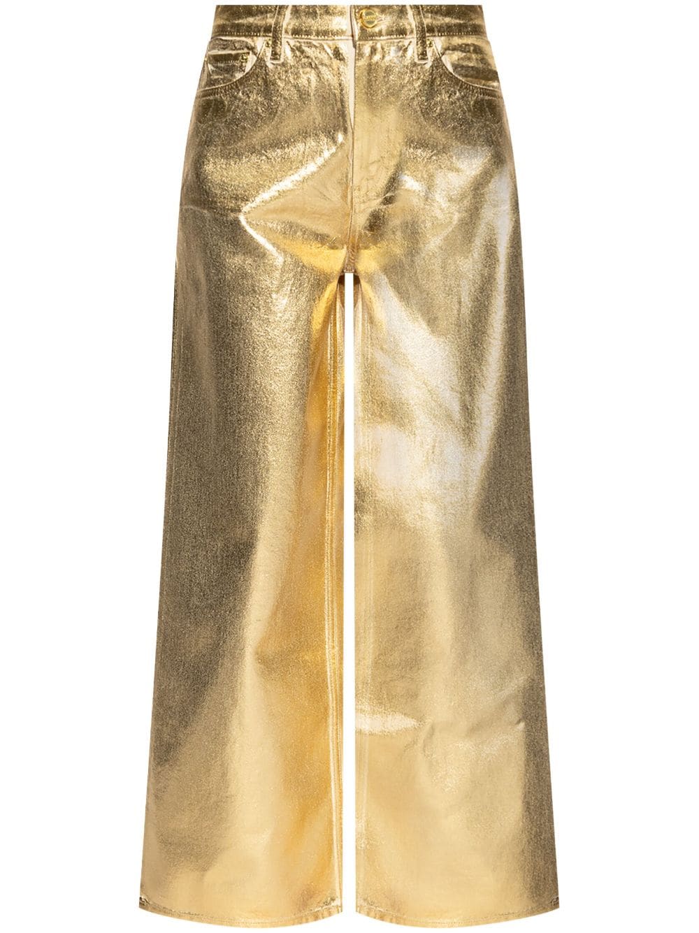 metallic-effect cotton jeans J1481 135 GANNI 