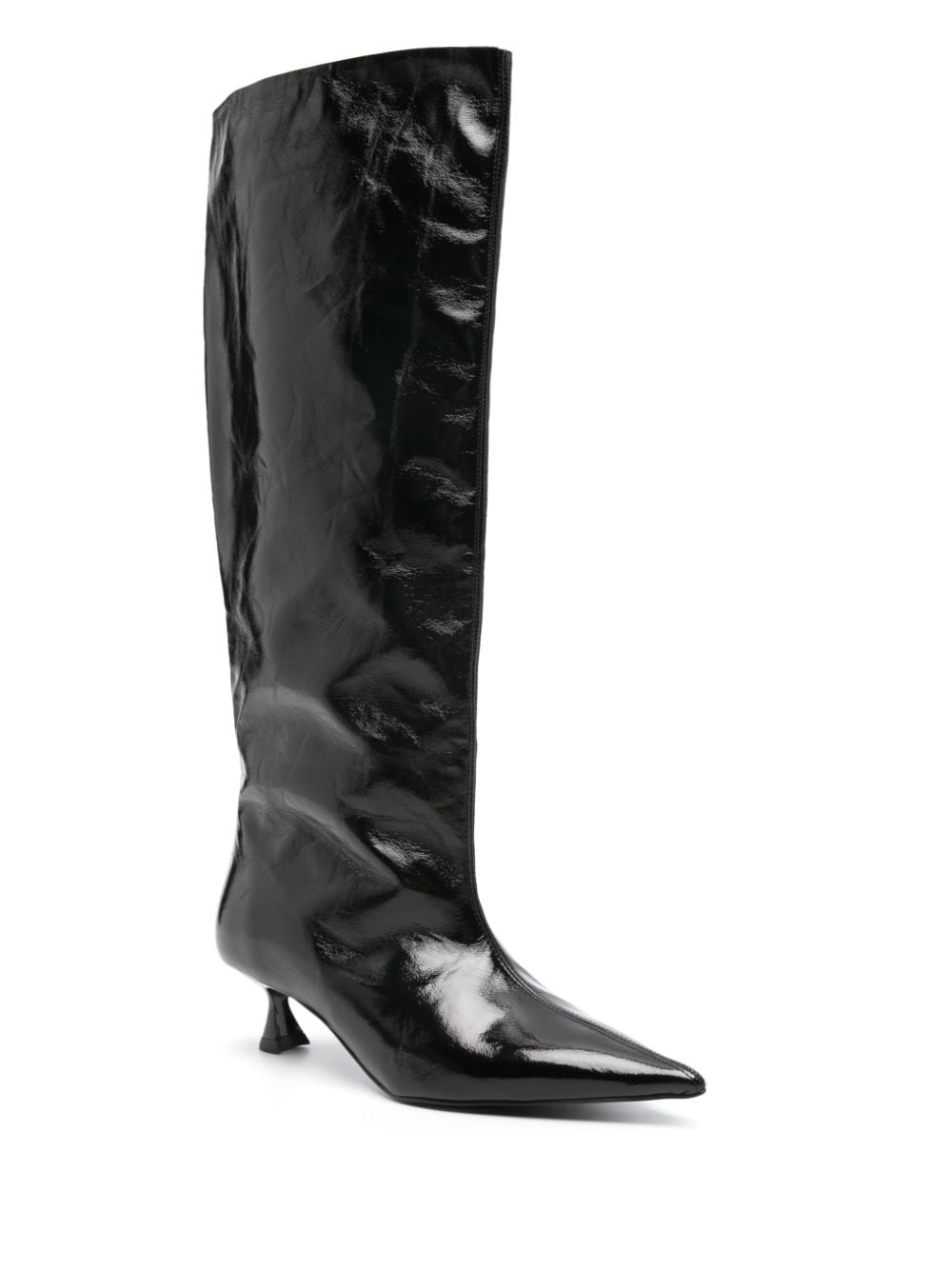 45mm knee-high mid-heel boots S2213 099 GANNI 