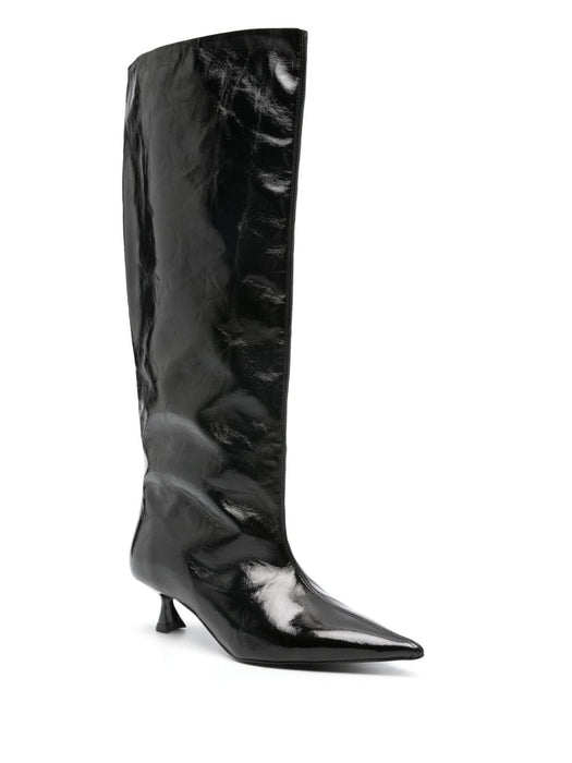 45mm knee-high mid-heel boots S2213 099 GANNI 