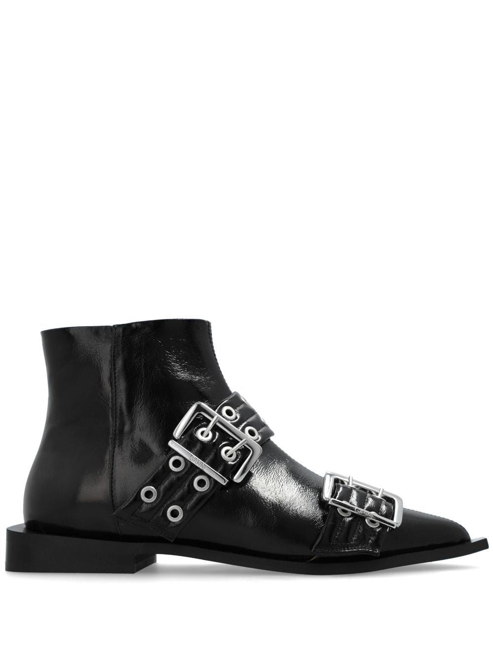 eyelet-detailing ankle boots S2650 099 GANNI 