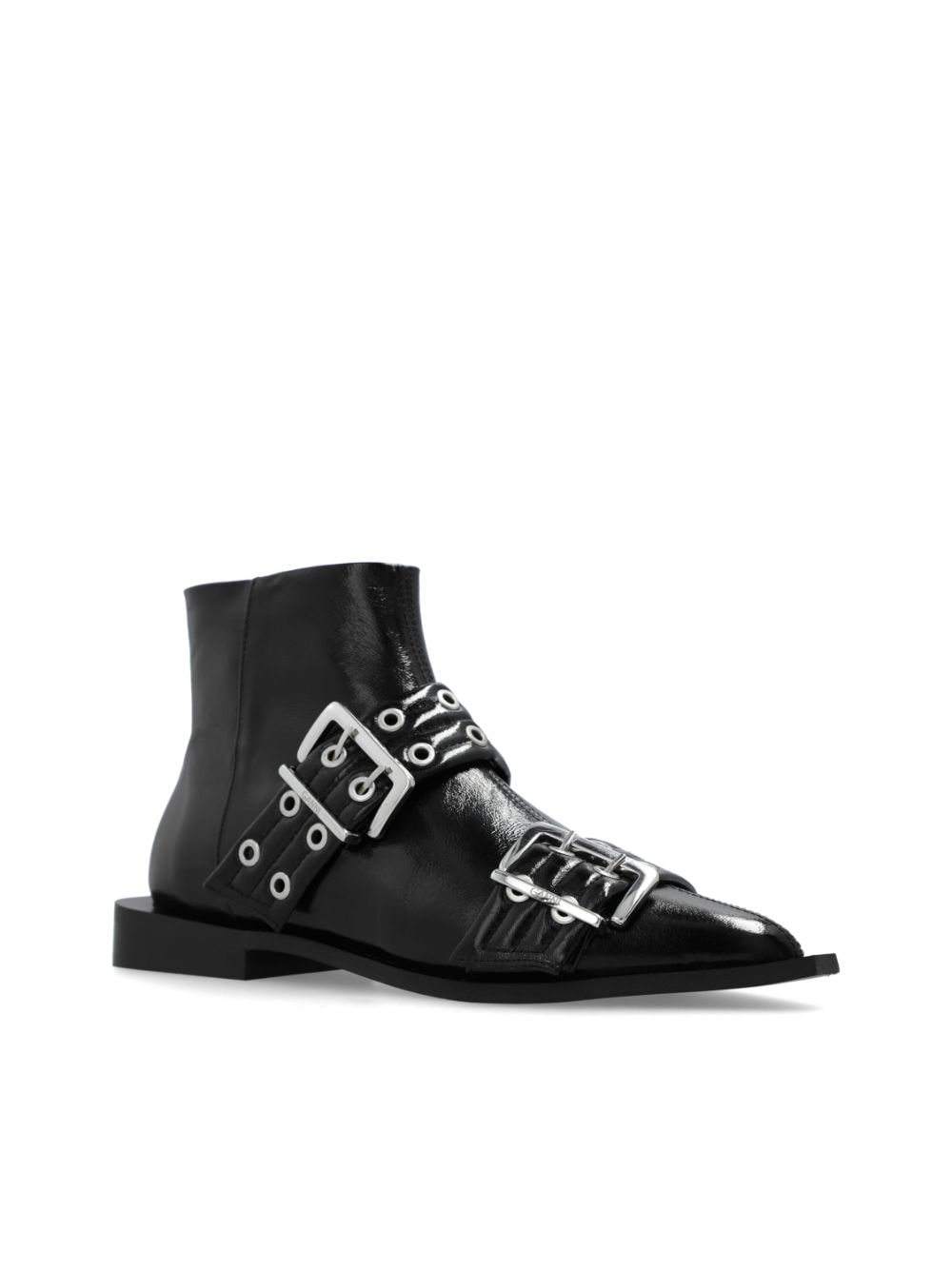 eyelet-detailing ankle boots S2650 099 GANNI 