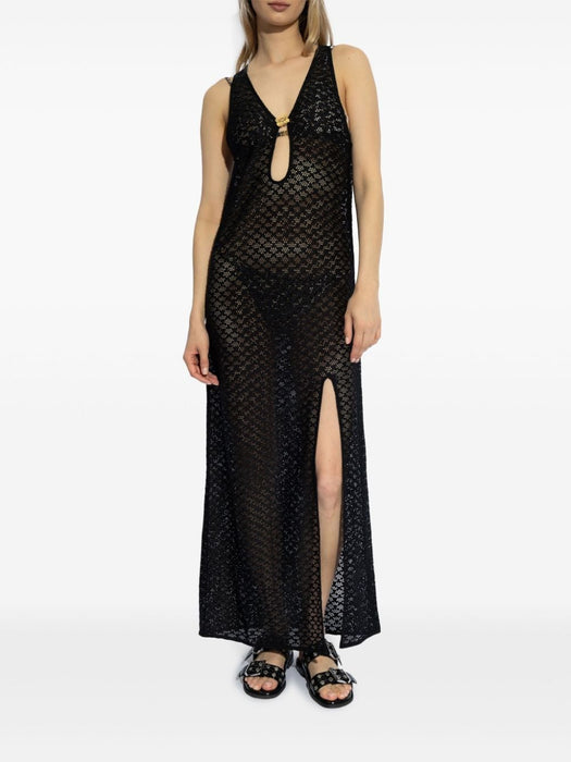 openwork beach maxi dress T3911 099 GANNI 