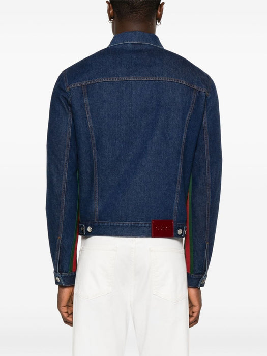 Web stripe-detailed jacket 792651 XDC284759 GUCCI 