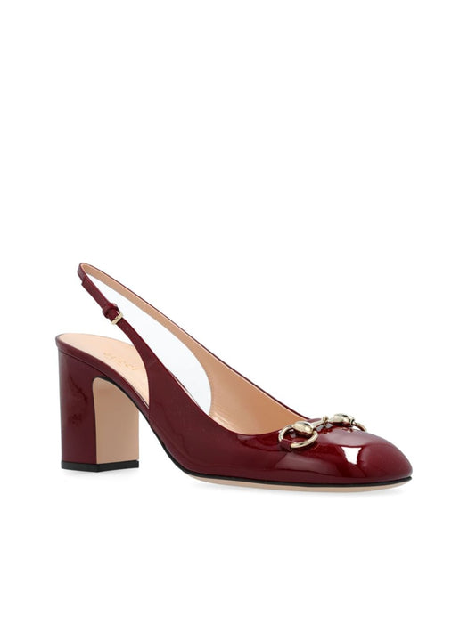 75mm Horsebit slingback pumps 794324 BNC006207 GUCCI 