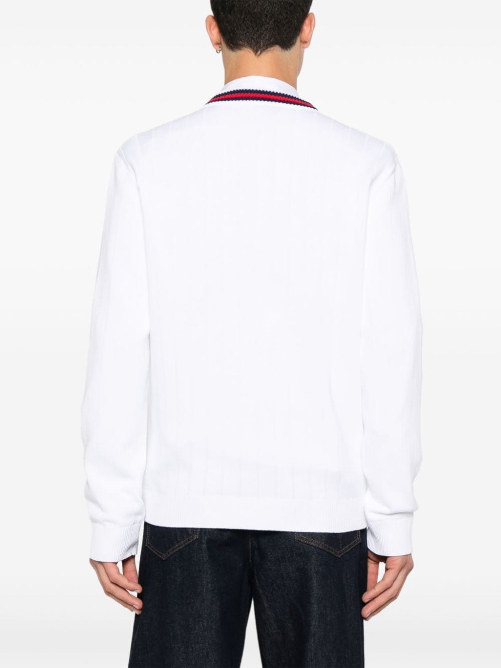 logo-embroidered cardigan 795826 XKD7M9098 GUCCI 