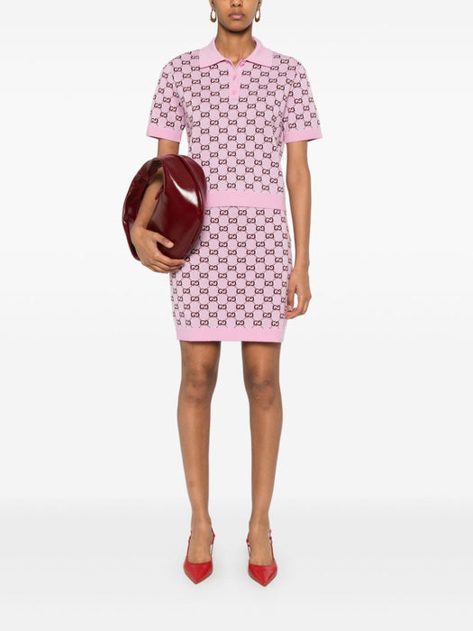 GG Shadow-jacquard wool skirt 800365 XKD8R5283 GUCCI 