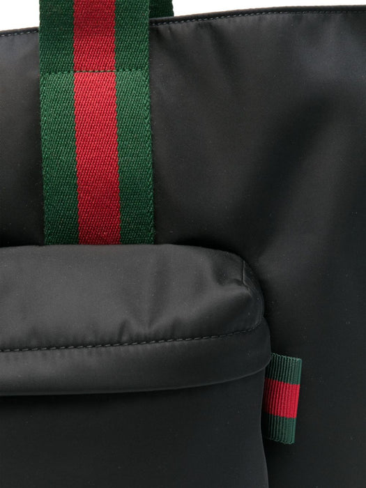 Web stripe-strap tote bag 802172 FADUZ1066 GUCCI 