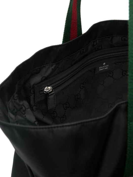 Web stripe-strap tote bag 802172 FADUZ1066 GUCCI 