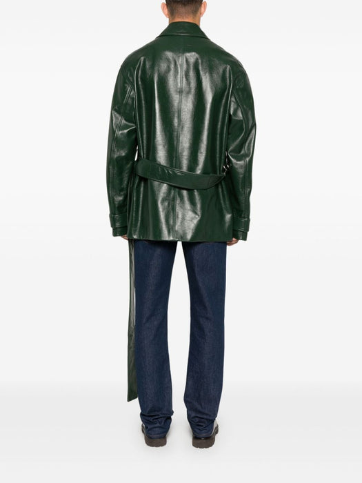leather coat 803533 XNA3I3064 GUCCI 