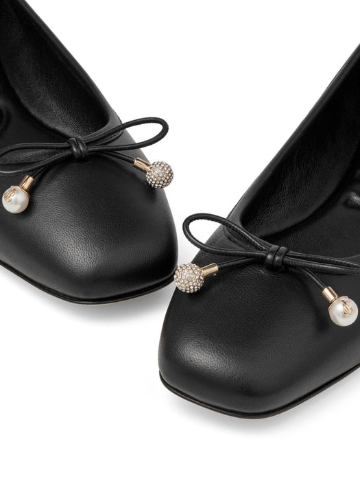 Elme ballerina shoes ELME FLAT NAPBLACK JIMMY CHOO 