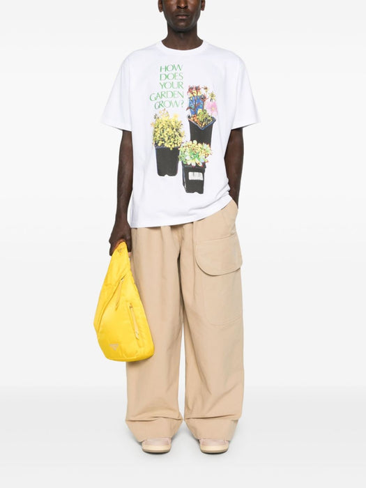 floral-print organic cotton T-shirt JT0233 PG0975001 JW ANDERSON 