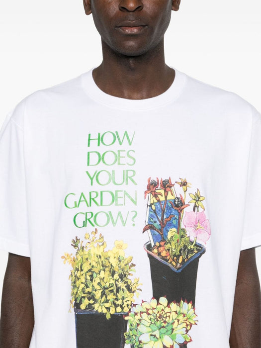 floral-print organic cotton T-shirt JT0233 PG0975001 JW ANDERSON 