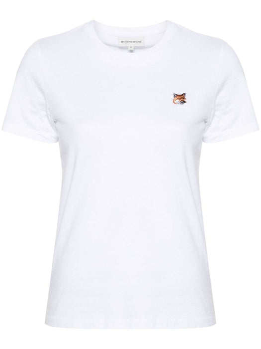Fox-motif cotton T-shirt LW00105KJ0008 P100 MAISON KITSUNE 