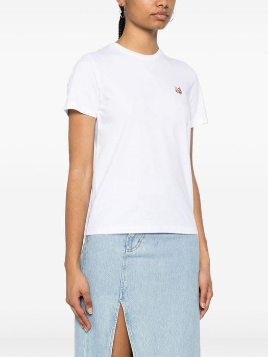 Fox-motif cotton T-shirt LW00105KJ0008 P100 MAISON KITSUNE 