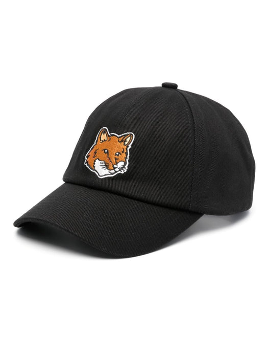 Fox-motif cotton hatFox-motif cotton hat MM06103WW0096 P199 MAISON KITSUNE 