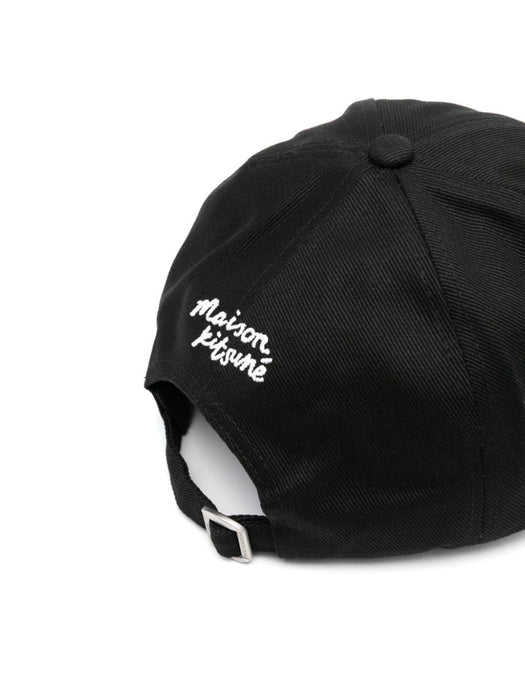 Fox-motif cotton hatFox-motif cotton hat MM06103WW0096 P199 MAISON KITSUNE 
