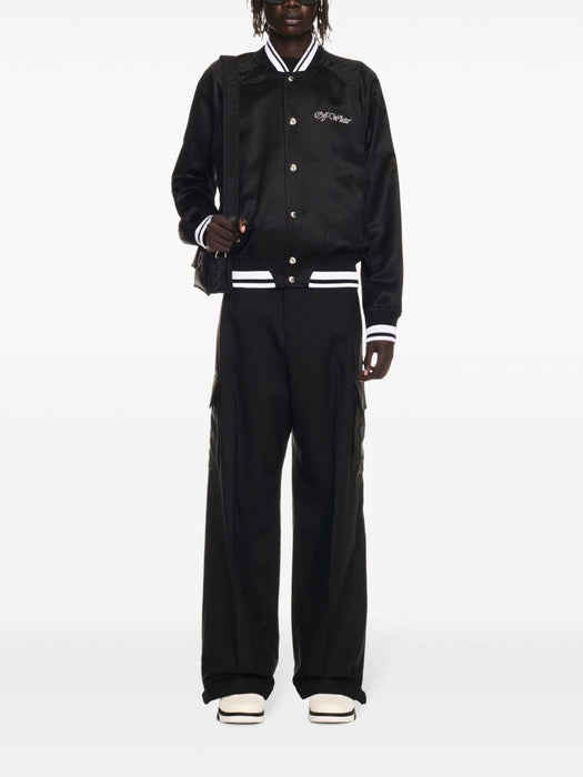 OFF-WHITE OMEH05AF24FAB0021001BLACK WHITE