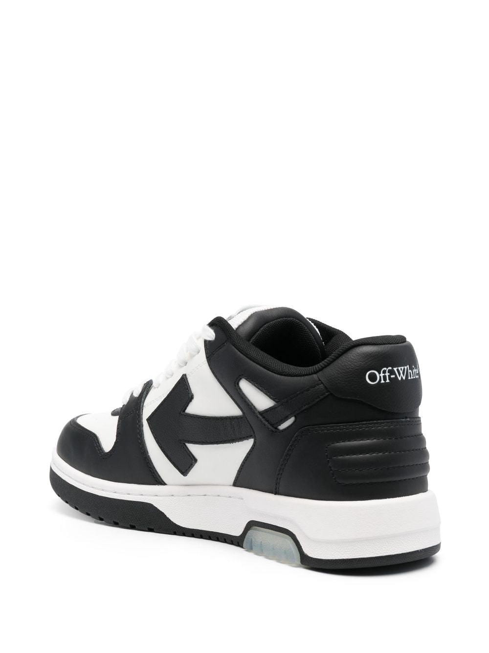 Out Of Office lace-up sneakers OMIA189C99LEA0070110 WHITE BLACK OFF-WHITE 
