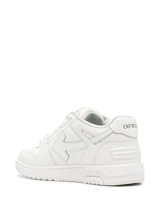 Out Of Office "For Walking" leather sneakers OMIA189C99LEA0120110 WHITE BLACK OFF-WHITE 