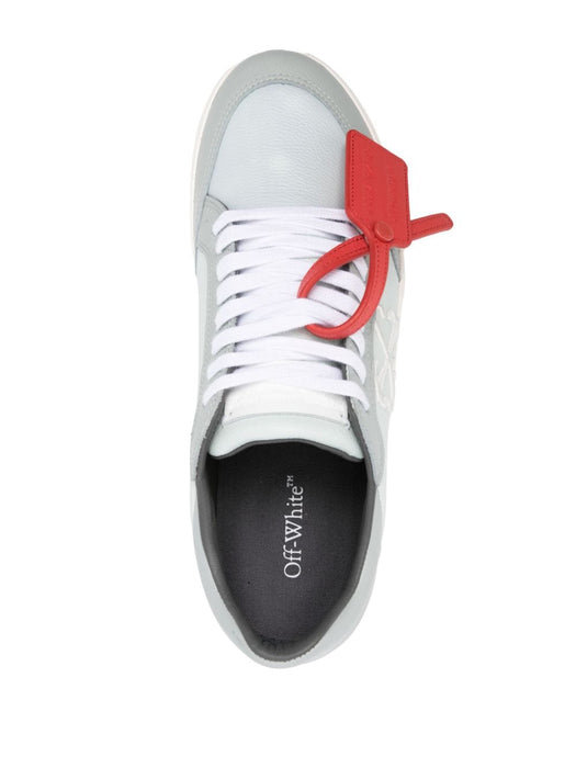 New Low Vulcanized sneakers OMIA293F24LEA0014903 LEA GREYISH GREEN OFF-WHITE 