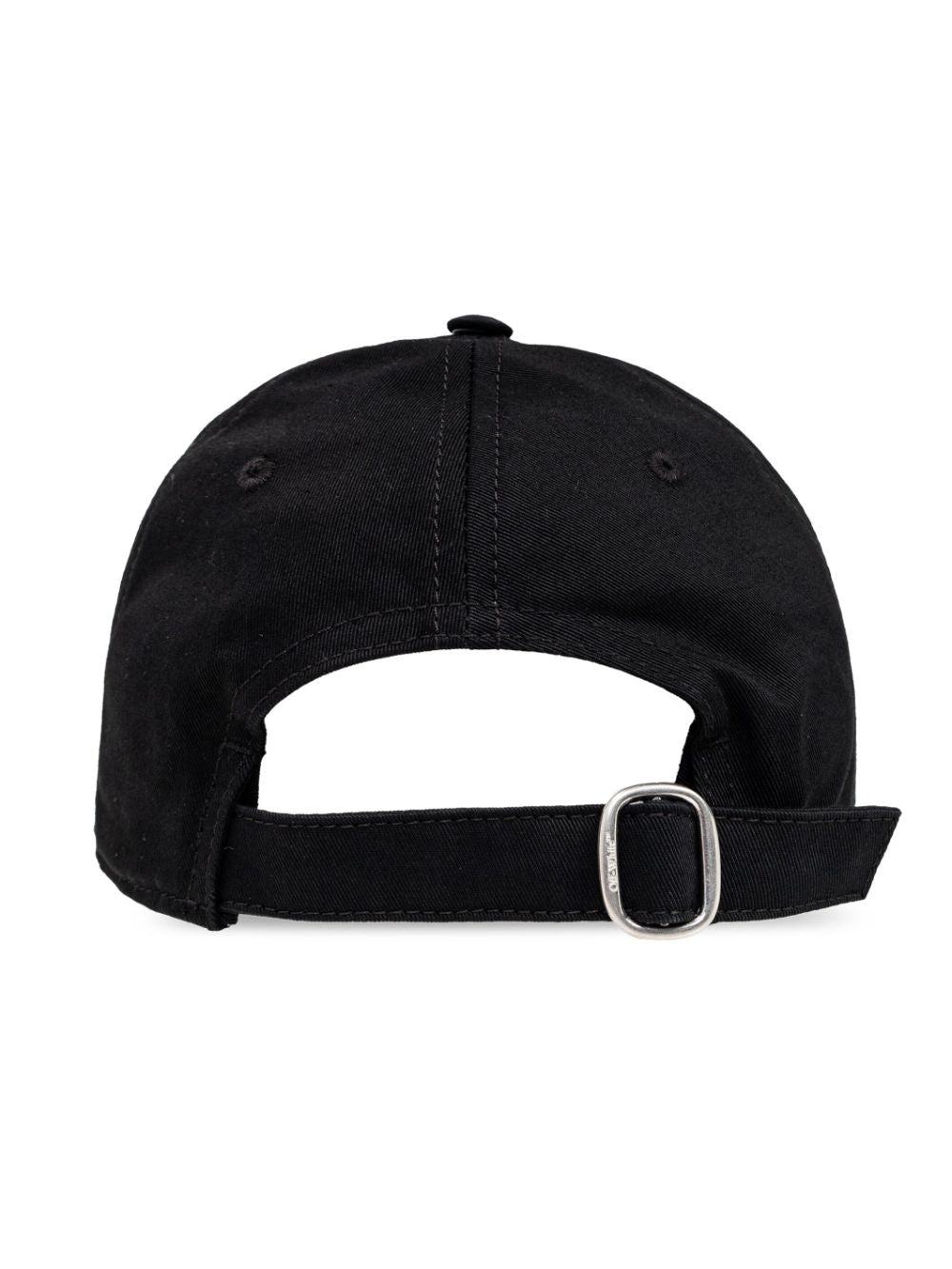 logo-embroidered cotton baseball cap OMLB069C99FAB0021001 BLACK WHITE OFF-WHITE 